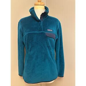 Patagonia Women's Re-Tool Half-Snap Pullover Royal Blue Sz Large